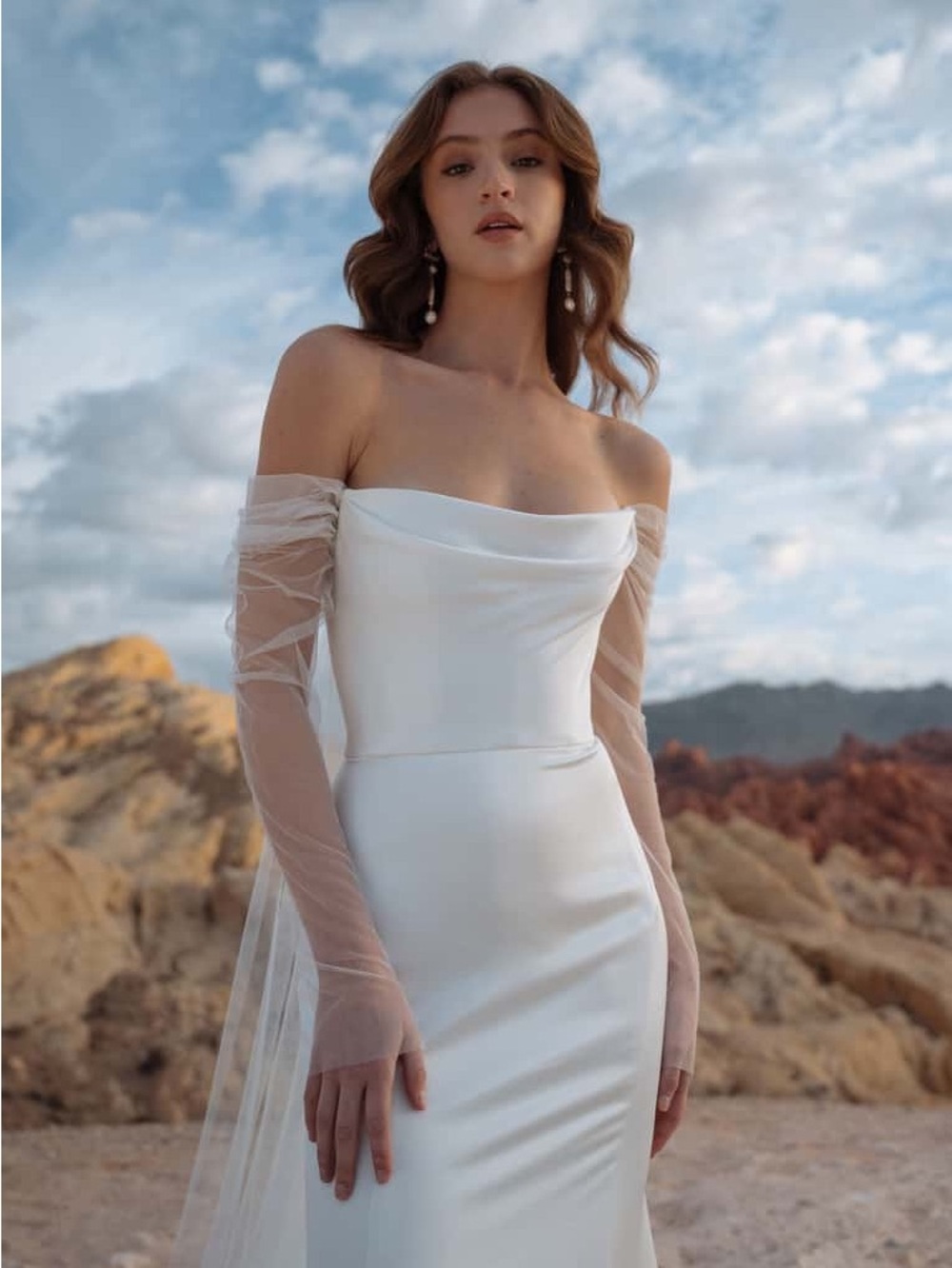 Jenny Yoo Olivia Dress Preowned bridal size 10/US 6 - Picture 3 of 4